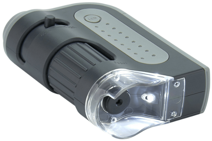 test microscope optique portable carson